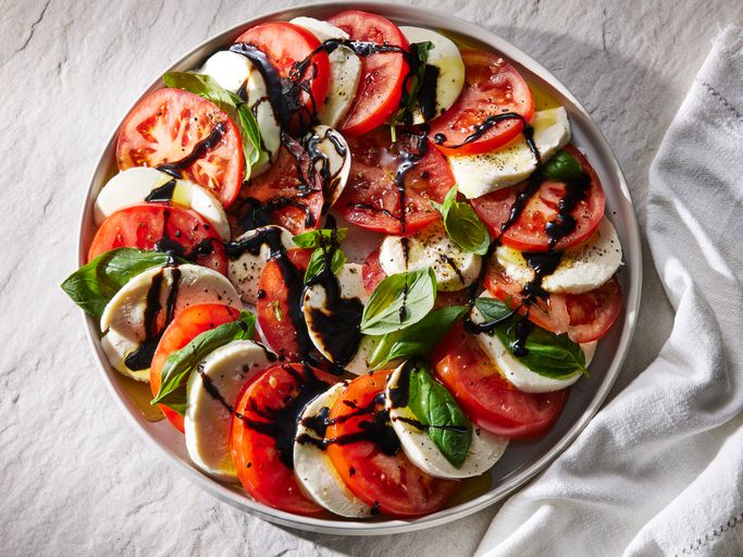 Caprese Salad with Balsamic Reduction